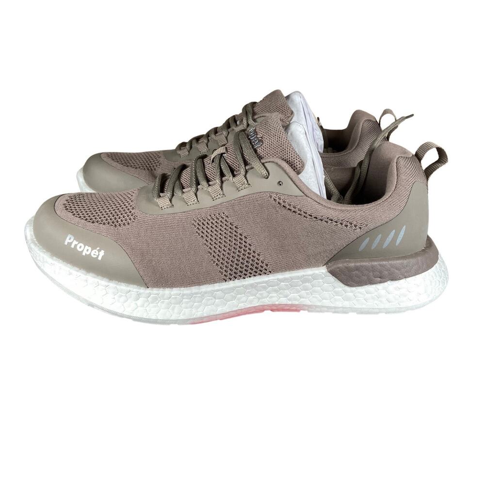 Propet B10 Usher Taupe Brown Ortholite Athletic Shoes Women Size 14 NIB - Picture 3 of 8